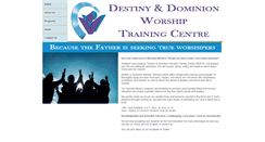 Desktop Screenshot of ddwtc.destinydominion.com