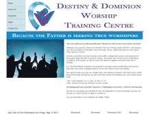 Tablet Screenshot of ddwtc.destinydominion.com
